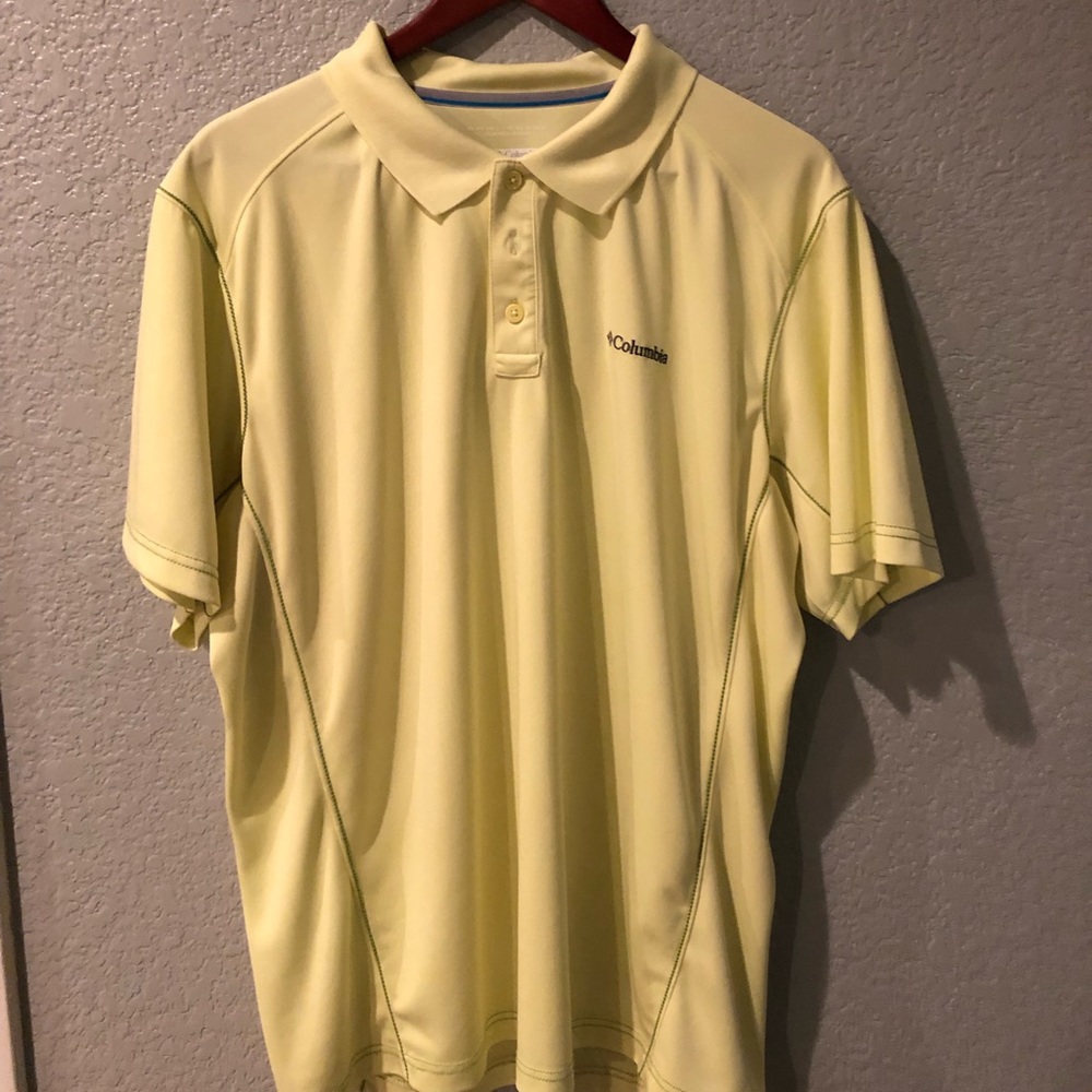 Yellow Columbia men’s shirt size Xlarge